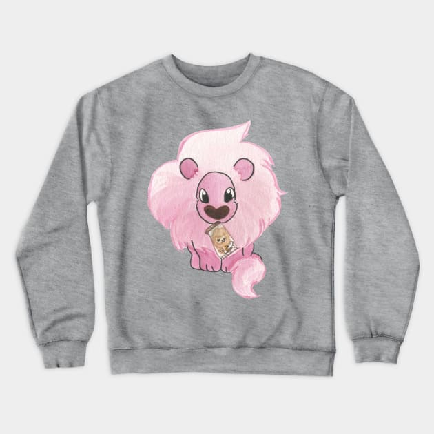 Lion Snacks Crewneck Sweatshirt by AmberStone